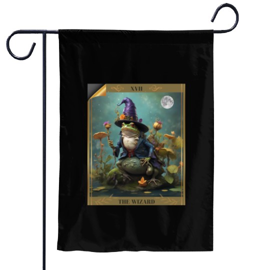 he Wizard Comfort Colors Oversized Garden Flags, Frog Ta