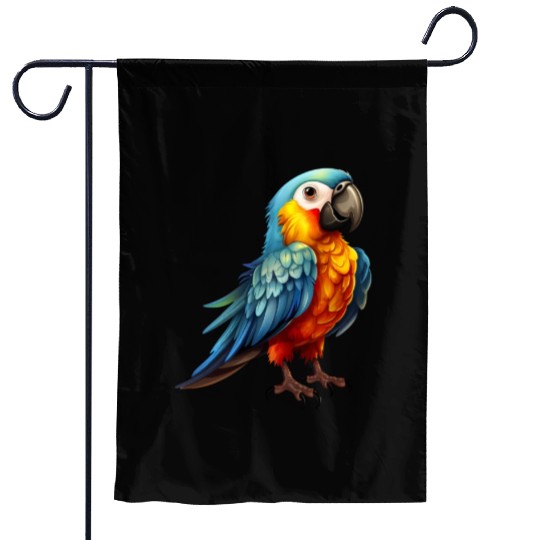 Macaw Parrot for a Bird Lover Animal Lover Garden Flags
