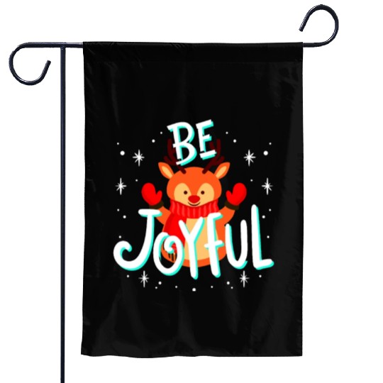 Be Joyful Christmas. Garden Flags