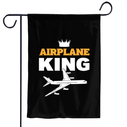 Airplane King Soldiers Or Armed Forces Gift Garden Flags