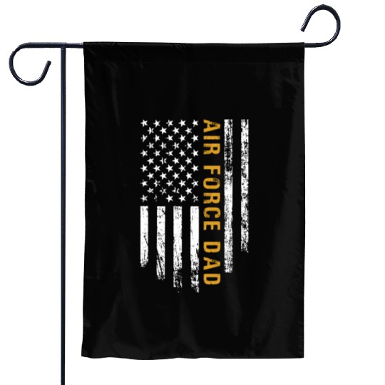US Flag Airplane Patriotic American Pilot Garden Flags