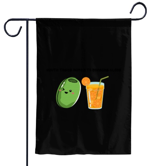 Olive Juice (I love you) Garden Flags