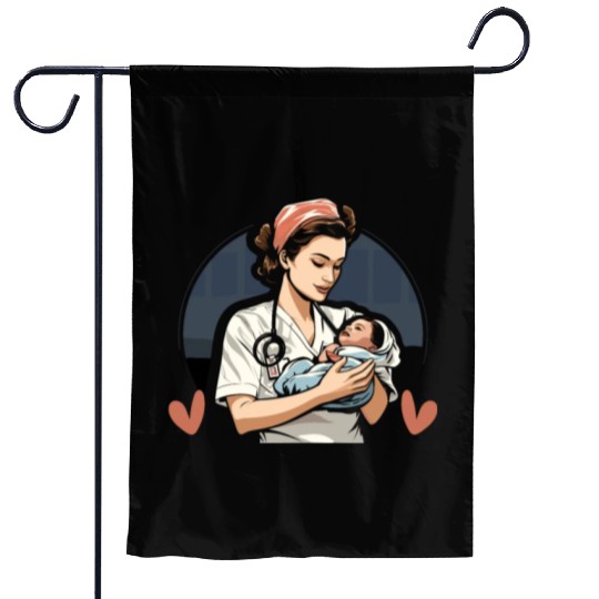 Registered Nurse Medical Medicine Neonatal Nurse Garden Flags