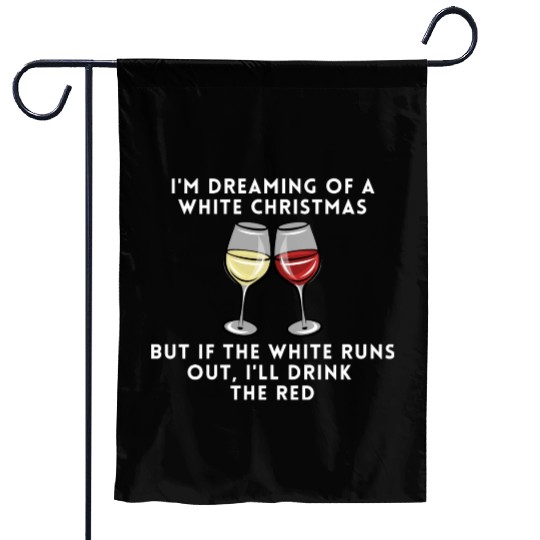 Dreaming of a white christmas - or maybe red Garden Flags