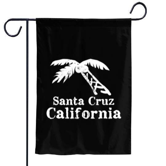 Santa Cruz California Palm Tree Souvenirs Gifts Garden Flags