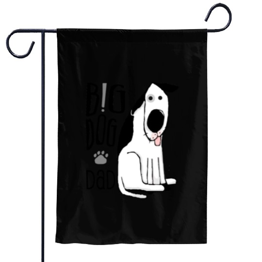 Big Dog Dad Garden Flags