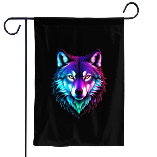 Alpha Wolf Garden Flags