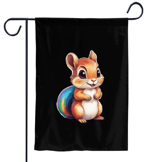 Squirrel Girl Garden Flags