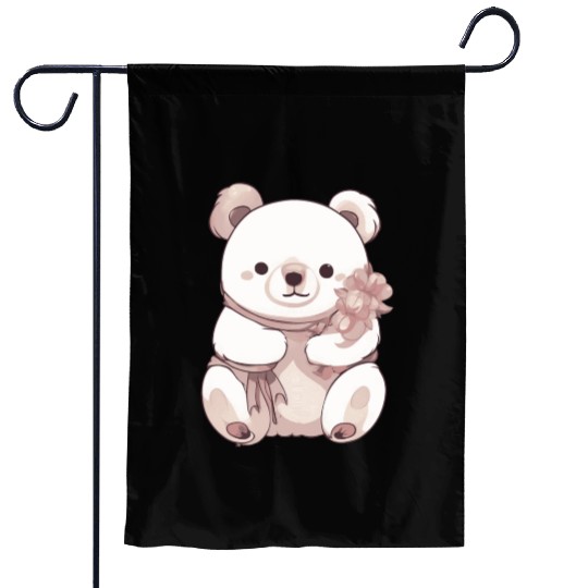 Baby Teddy Bear Garden Flags