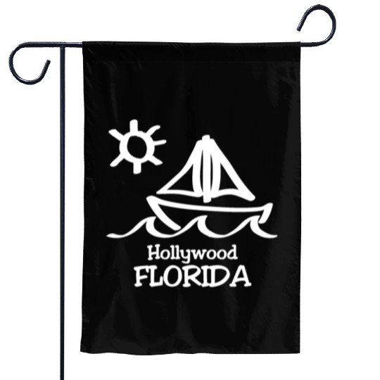 Hollywood Florida Sailboat Souvenirs Gifts Garden Flags