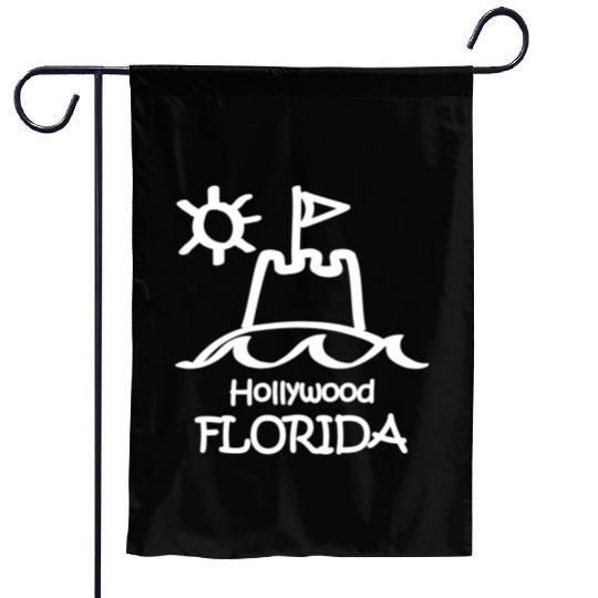 Hollywood Florida Sandcastle Souvenirs Gifts Garden Flags