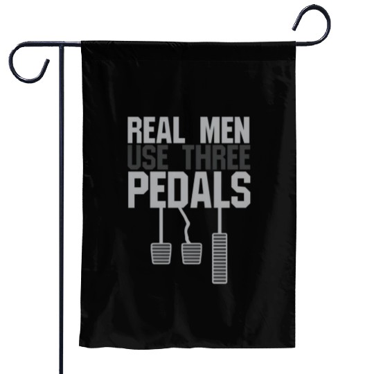 Car Guy Hub Real Use Three Pedals Garden Flags