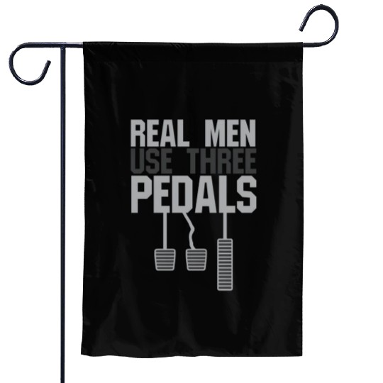 Car Guy Hub Real Use Three Pedals Garden Flags
