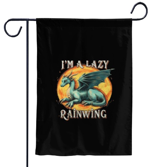Chill Vibes Only: Lazy RainWing's Wings of Fire Garden Flags