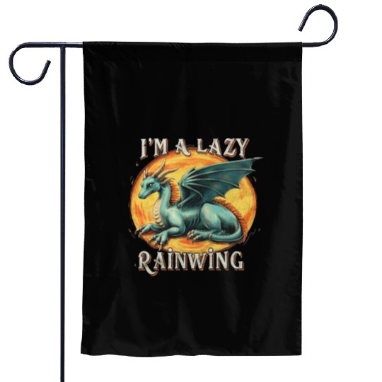 Chill Vibes Only: Lazy RainWing's Wings of Fire Garden Flags