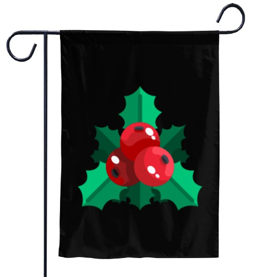 mistletoe christmas Garden Flags