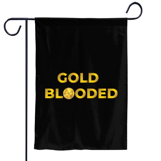 Gold blooded Garden Flags