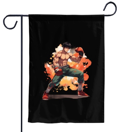 Kung Fu Fighting Garden Flags