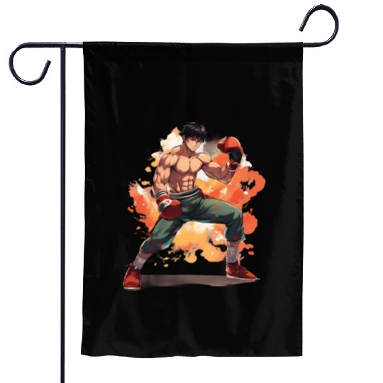 Kung Fu Fighting Garden Flags