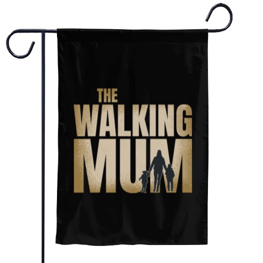 Zombie Apocalypse Mom Garden Flags