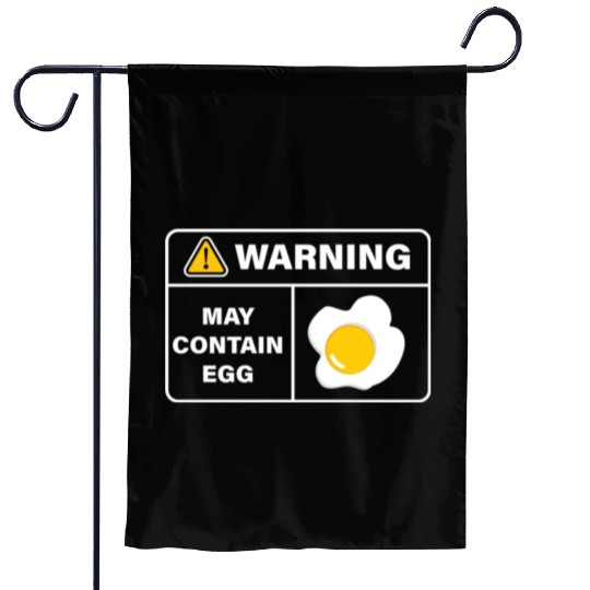 Fried Egg Lover Funny Foodie Garden Flags