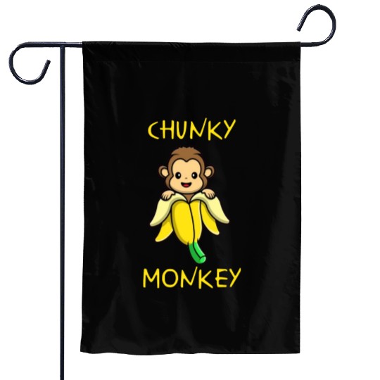 Chunky monkey Garden Flags