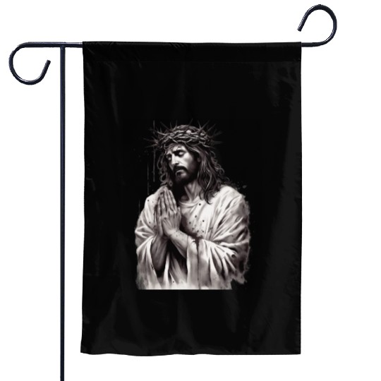 Jesus Is King Garden Flags