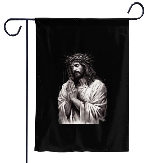 Jesus Is King Garden Flags