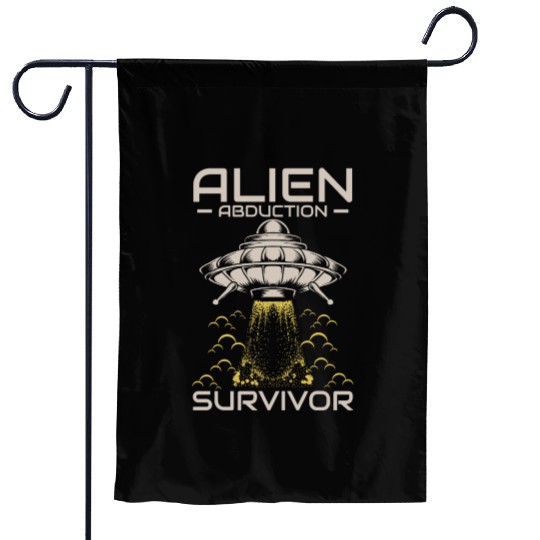 Alien, Aliens, UFO, UAP, Space Unknown Flight Garden Flags