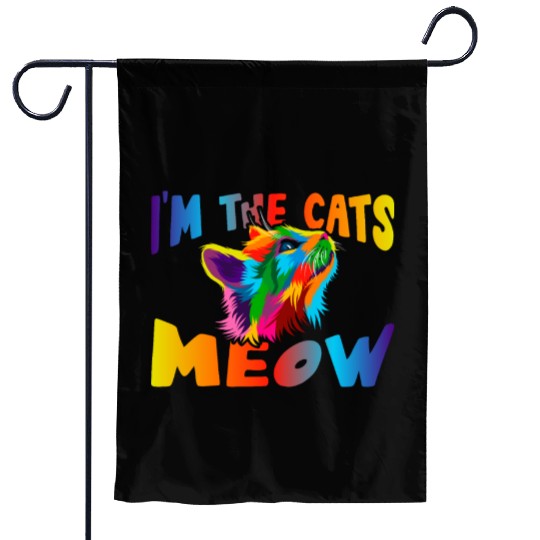 I'm The Cats Meow Garden Flags