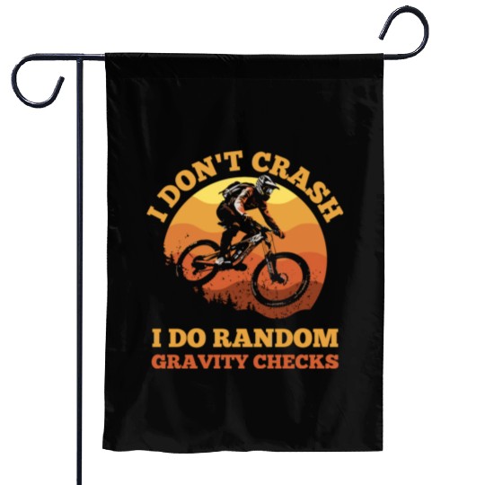 Daredevil Cyclist Garden Flags