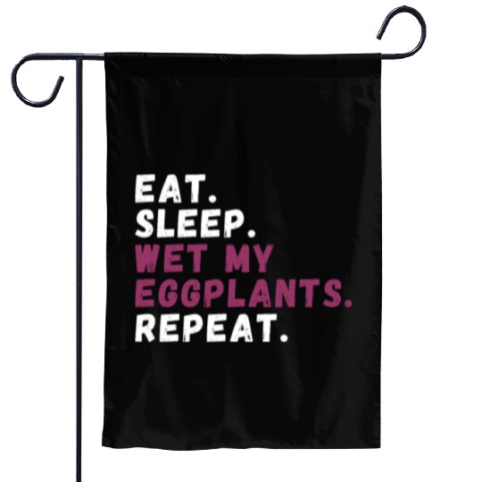 Eggplant Lover Healthy Cuisine Gardening Garden Flags