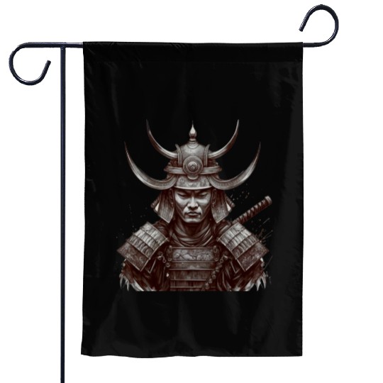 Wise Samurai Garden Flags