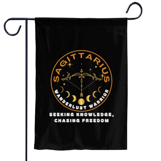 Sagittarius: Seekers of Knowledge, Chasers of Free Garden Flags