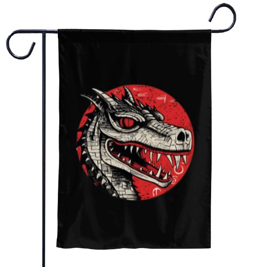 Embrace the Power of the Dragon Garden Flags