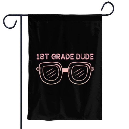 Kindergarten Teacher Funny Student 1st Graduation Garden Flags
