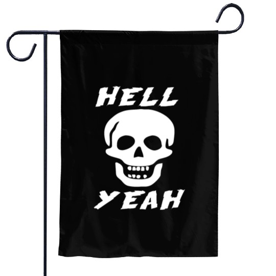 Stone Cold skull hell yeah Garden Flags