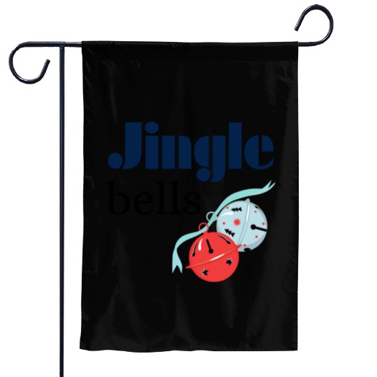 Jingle Bells Garden Flags