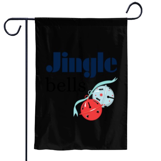 Jingle Bells Garden Flags