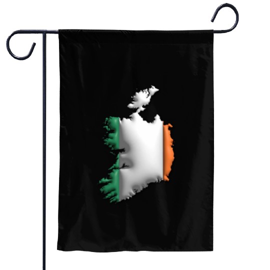 Ireland - 3D Flag Map Garden Flags
