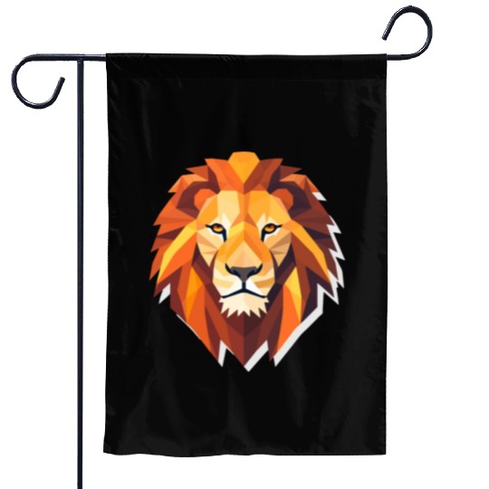 Lion head Garden Flags