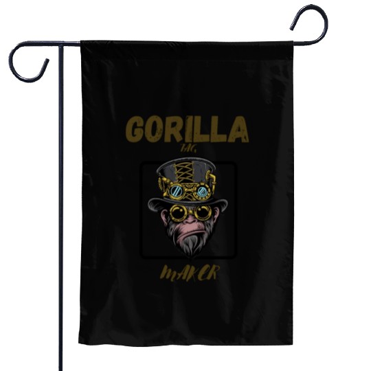 Mafia Gorilla Gifts for Gorilla Monkey Garden Flags