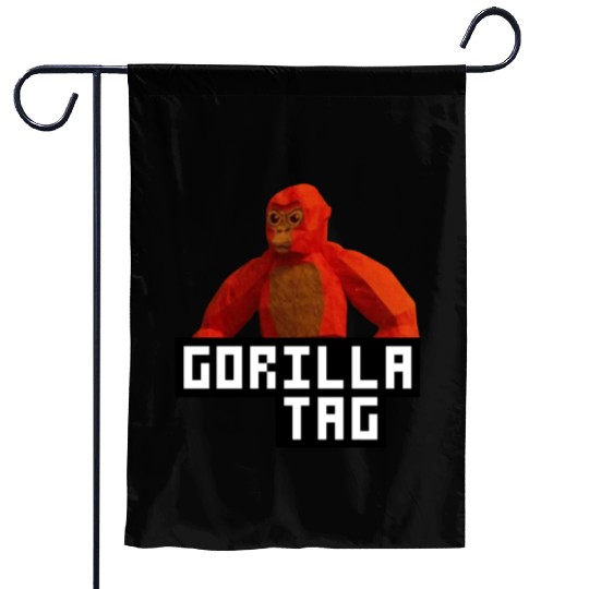 Gorilla Tag Red Monkey Garden Flags