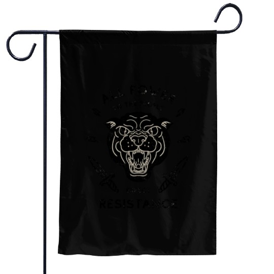 Black Panther All Power to the People Expect Garden Flags