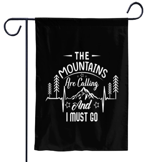 The Mountains are Calling | Hiking | Wanderlust Garden Flags