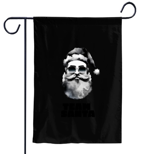 Team Santa Garden Flags