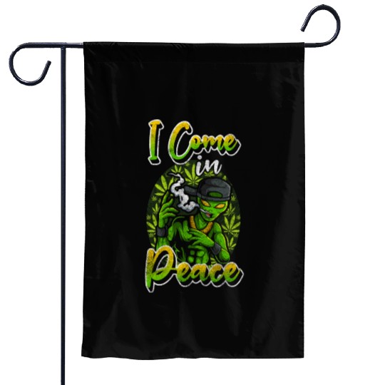 Alien Area 51 Science Fiction Garden Flags