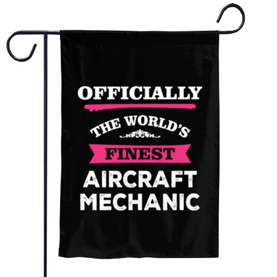 The World's Finest Aircraft Mechanic Garden Flags