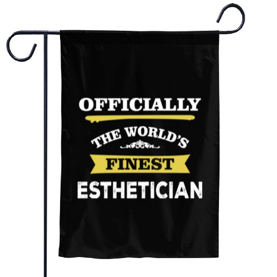 The World's Finest Esthetician Garden Flags