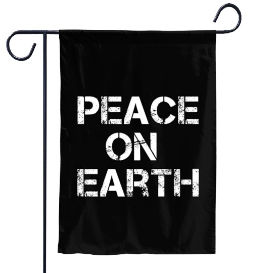 PEACE ON EARTH Christmas holiday hope love Garden Flags
